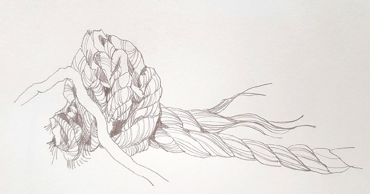 Drawing of a rope